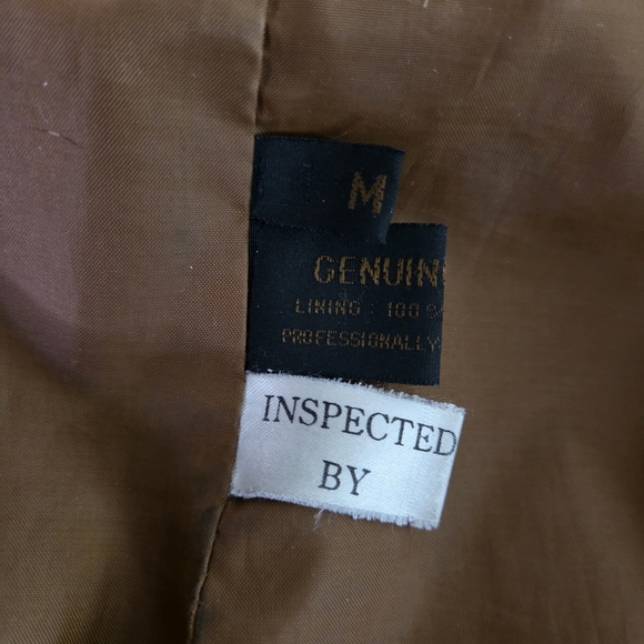 Winlet Western Cowgirl Vintage Fringe Leather Jacket - damaged see pics - Picture 14 of 16